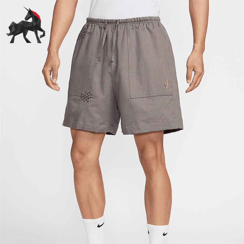 Nike/耐克正品2025夏季款男士宽松休闲经典梭织短裤HJ2979-289