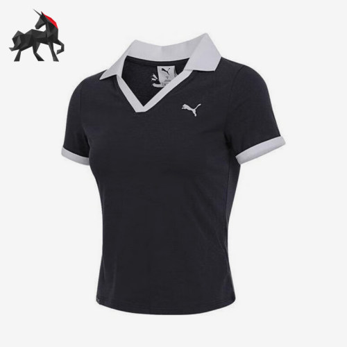 Puma/彪马正品W LATE ADD女士运动透气套头修身休闲短袖692774-16