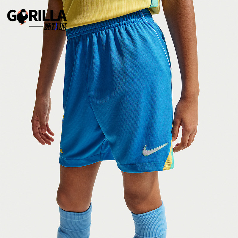 Nike/耐克正品Dri-FIT大童吸湿排汗舒适经典足球短裤IO2233-435