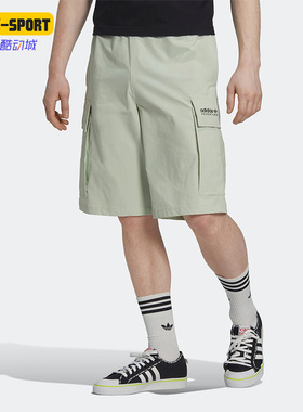 Adidas/阿迪达斯正品三叶草男子宽松时尚工装休闲运动短裤 HP1101