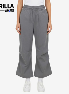 Adidas/阿迪达斯正品FOS纯色裤女灰色运动裤经典休闲裤装KW5715
