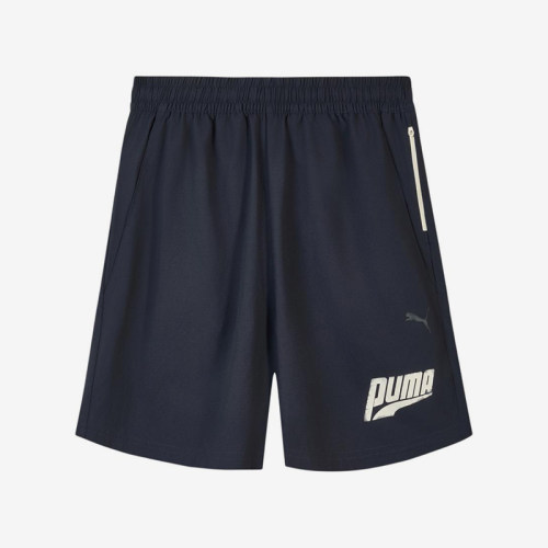 Puma/彪马正品DRYCELL男女同款吸湿松紧经典抽绳短裤636292-16