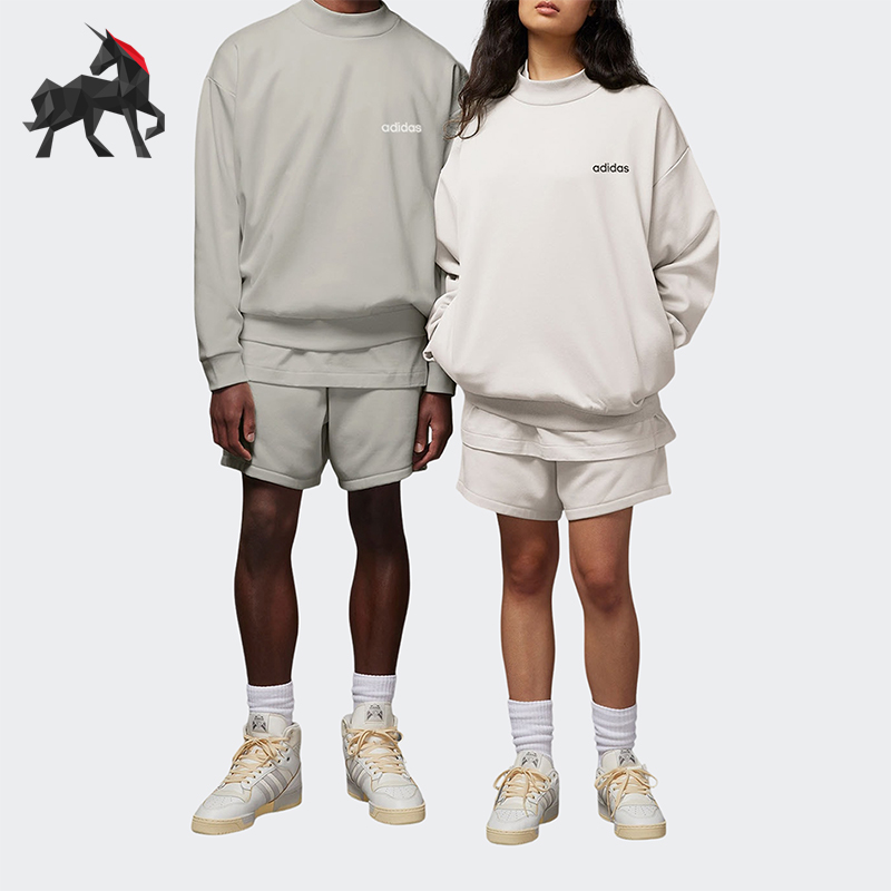 阿迪达斯正品男女针织卫衣