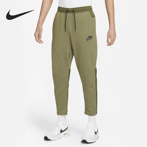 Nike/耐克正品秋冬新款男子运动休闲拼接针织长裤DD7013-222
