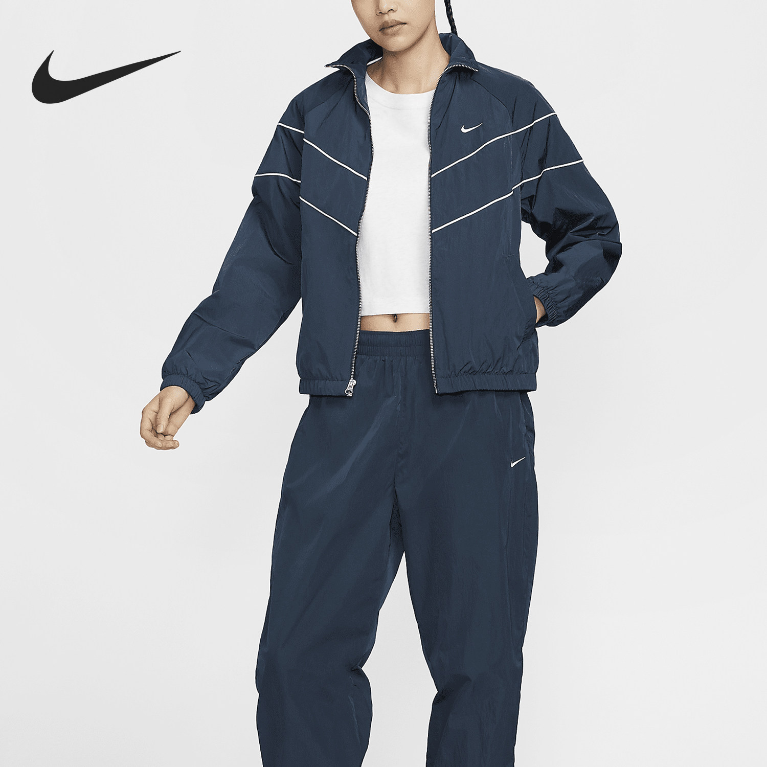 Nike/耐克官方正品Windrunner女士立领运动梭织外套FV6305-480,运动服/休闲服装,运动茄克/外套,淘宝优惠券,粉丝福利购,淘宝优惠卷