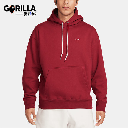 Nike/耐克正品新款男士加绒复古宽松透气针织卫衣DX1355-677