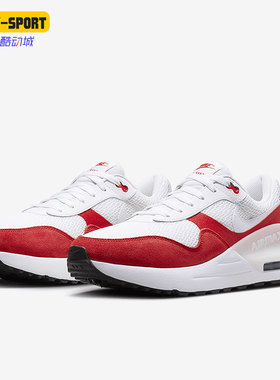 Nike/耐克正品AirMaxSystm新款男白红色鞋跑步鞋DM9537-104