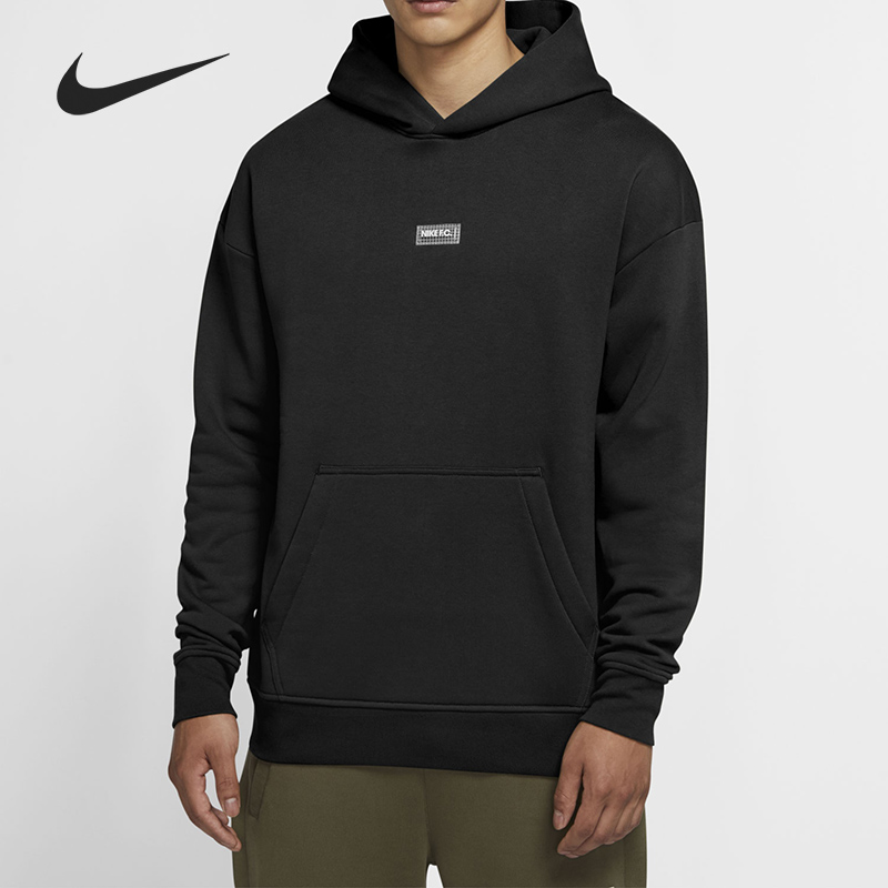 耐克男子起绒套头足球卫衣连帽衫