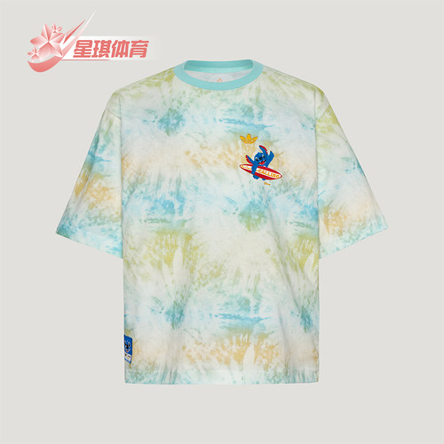 Adidas/阿迪达斯正品三叶草儿童款运动圆领卡通短袖T恤KY1415