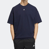T恤 Adidas HS4381 TEE 男子宽松简约运动休闲短袖 阿迪达斯正品