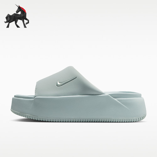 Nike/耐克正品Calm Elevation女士耐磨厚底经典拖鞋HJ5601-008
