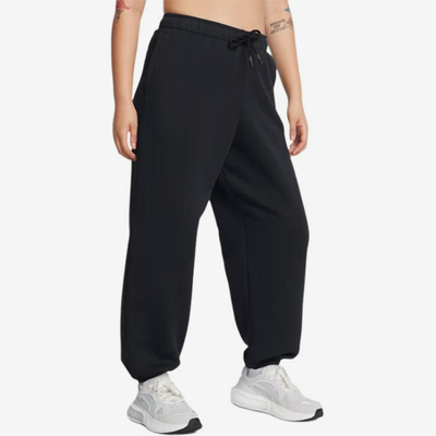 UA/安德玛正品Icon Flc OS Nov Pant女士训练抓绒长裤1386503-001
