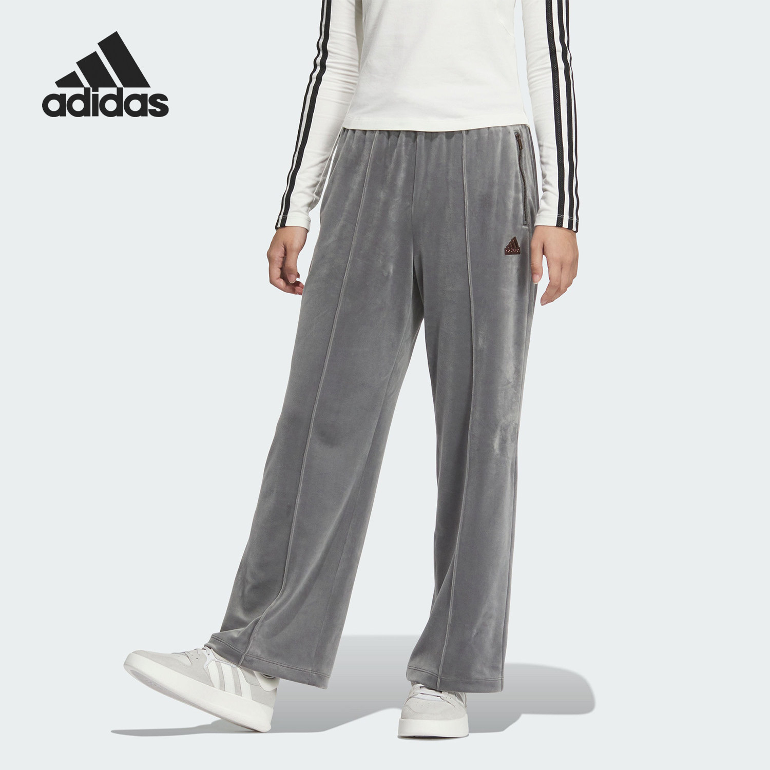 Adidas/阿迪达斯官方正品新款女士宽松休闲保暖户外长裤JX6845,运动服/休闲服装,运动长裤,淘宝优惠券,粉丝福利购,淘宝优惠卷