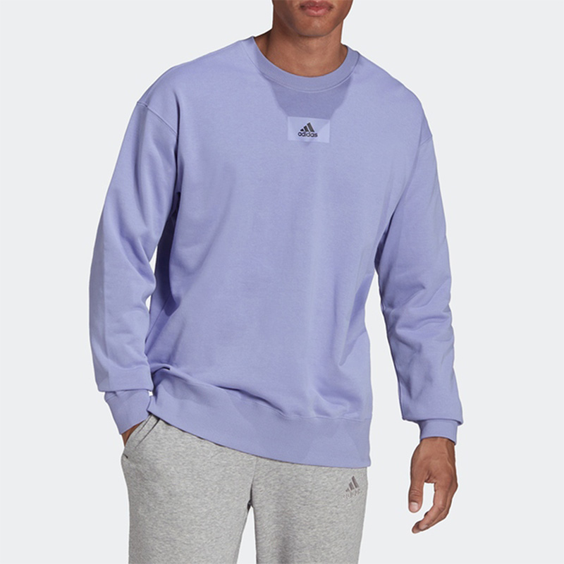 Adidas/阿迪达斯正品春季新款运动套头休闲圆领男子卫衣 HE4347