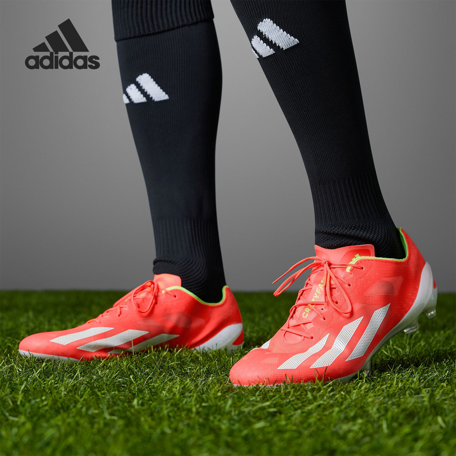 Adidas/阿迪达斯官方正品新款男女FG硬天然草坪足球运动鞋IE2416
