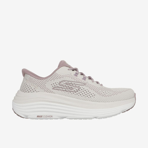 Skechers斯凯奇正品MaxCushioning女一脚蹬减震跑步鞋129478-NAT