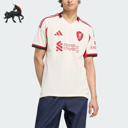 Adidas/阿迪达斯正品LIVERPOOL男士训练透气足球比赛短袖JV6487