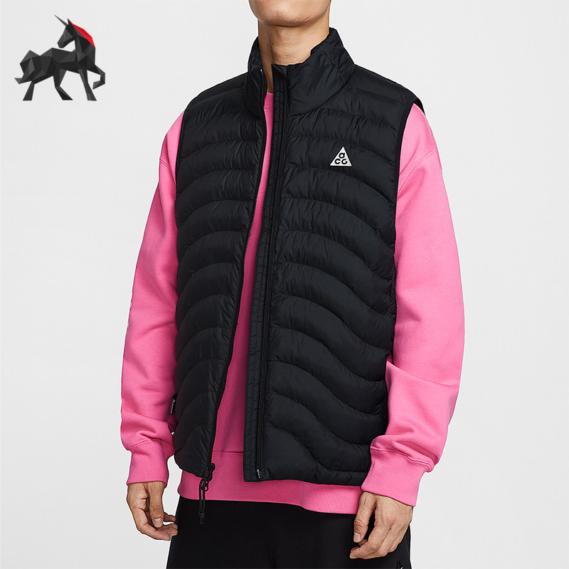 Nike/耐克正品ACG Lava Flow男士轻盈休闲拉链棉马甲HV0606-010
