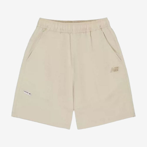 New Balance新百伦正品儿童防晒松紧腰梭织短裤7VG2E063-BEI