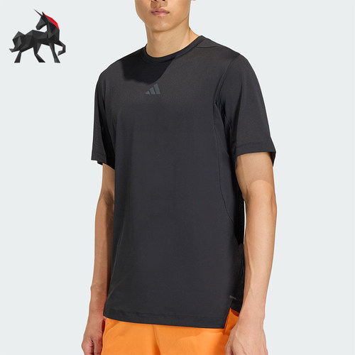 Adidas/阿迪达斯正品2026年男士轻便经典运动短袖T恤健身服KE9932