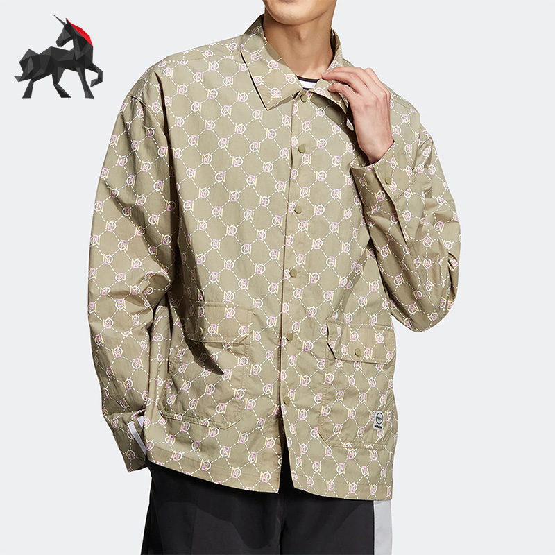 阿迪达斯男子运动夹克外套