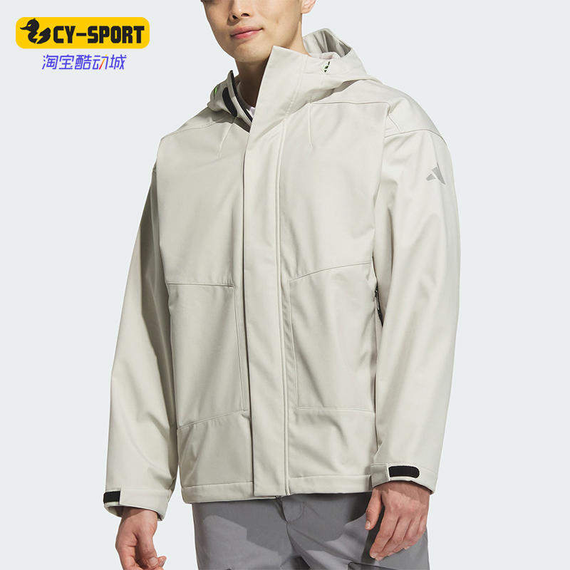 阿迪达斯男士连帽户外运动外套