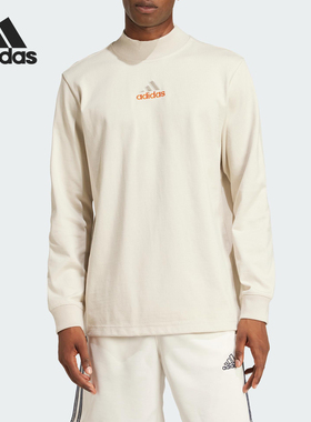 Adidas/阿迪达斯官方正品春季新款男士休闲针织宽松运动T恤JD5402