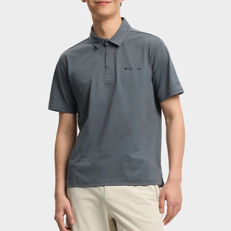 哥伦比亚男士翻领经典短袖POGO衫