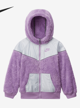 Nike/耐克正品SPORTSWEAR WINDRUNNER 小童加绒运动外套 DD2883