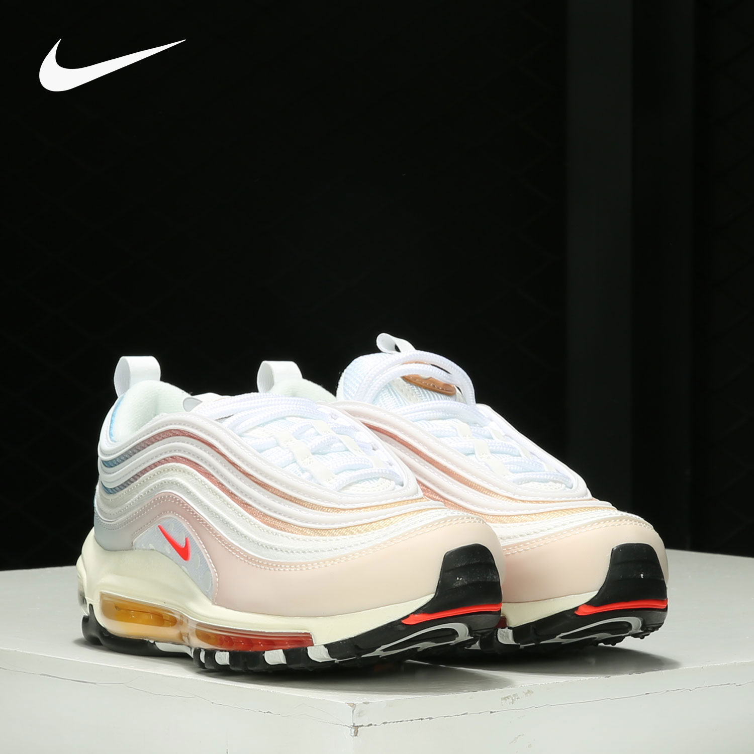 Nike/耐克正品AIR MAX 97男女子弹头气垫跑步鞋 DD8500-161