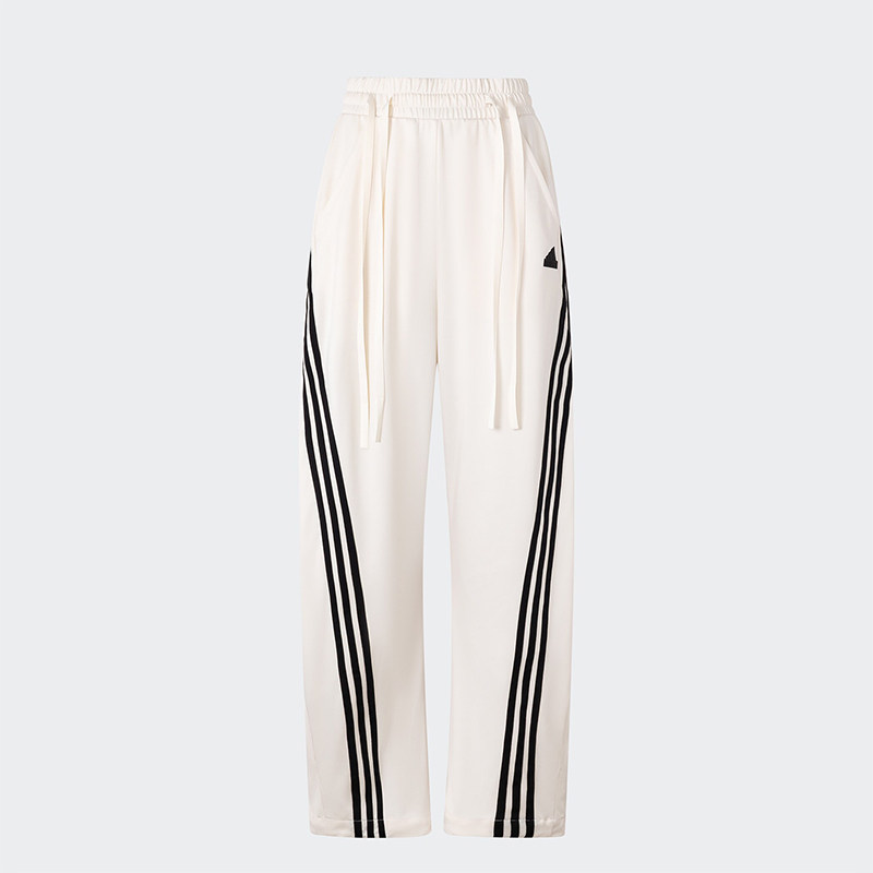 Adidas/阿迪达斯正品女子休闲三条纹高腰宽松长裤香蕉裤JV9944