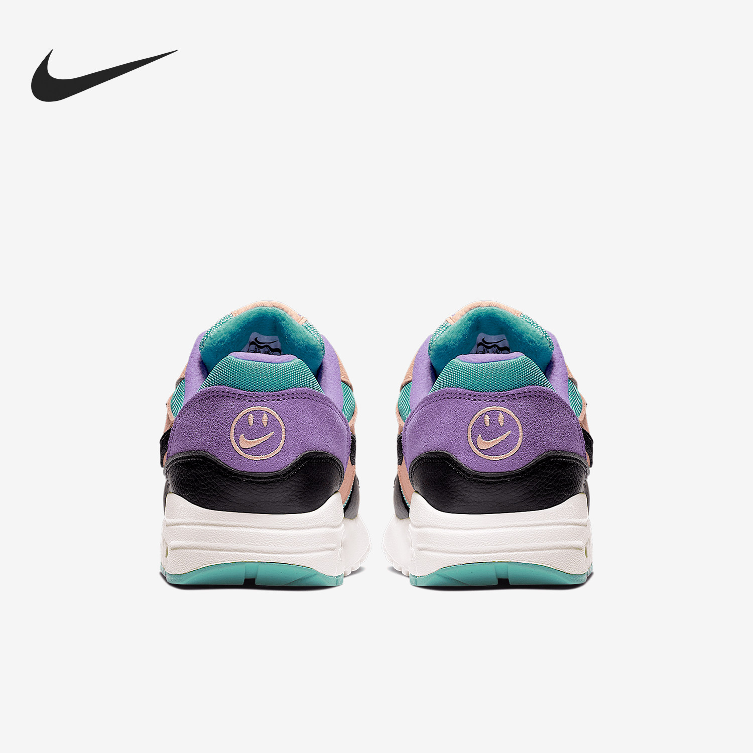 Nike/耐克正品AIR MAX GS女子大童气垫拼接跑步鞋AT8131-001