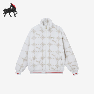 毛绒外套631421 Puma 宽松保暖时尚 男士 彪马正品 冬新款