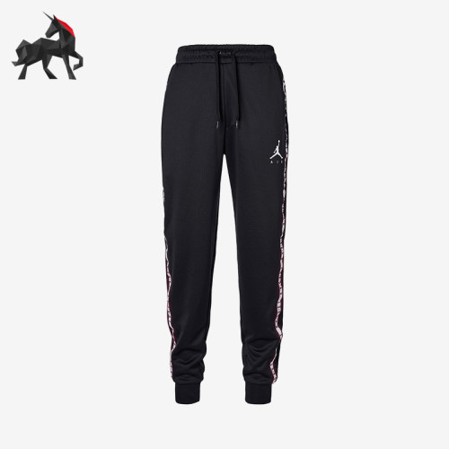 Nike/耐克正品JORDAN新款男黑色有弹力合身经典束脚裤CJ9474-010
