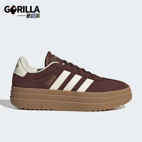 Adidas/阿迪达斯正品VL COURT BOLD女士休闲厚底运动板鞋KJ6856