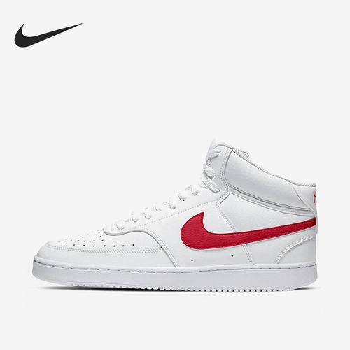 Nike耐克正品Court Vision男士中帮防滑耐磨轻便板鞋CD5466-105