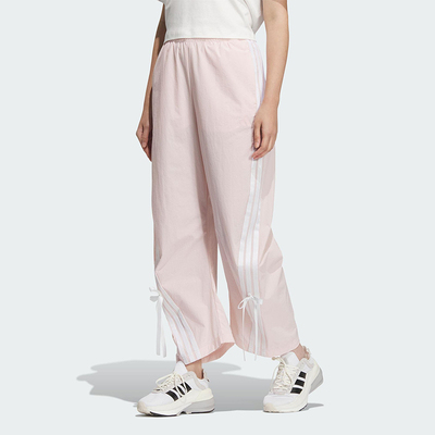 Adidas/阿迪达斯正品2025春季新款女士休闲经典梭织长裤JY7667
