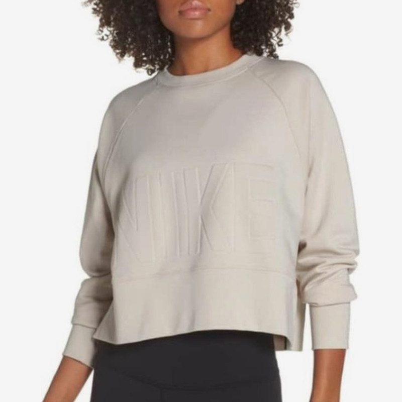 Nike/耐克正品TOP VERSA女士圆领经典插肩卫衣套头卫衣CD8794-008