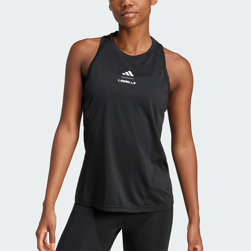 Adidas/阿迪达斯正品2025秋季款女士圆领健身无袖背心T恤JW1743