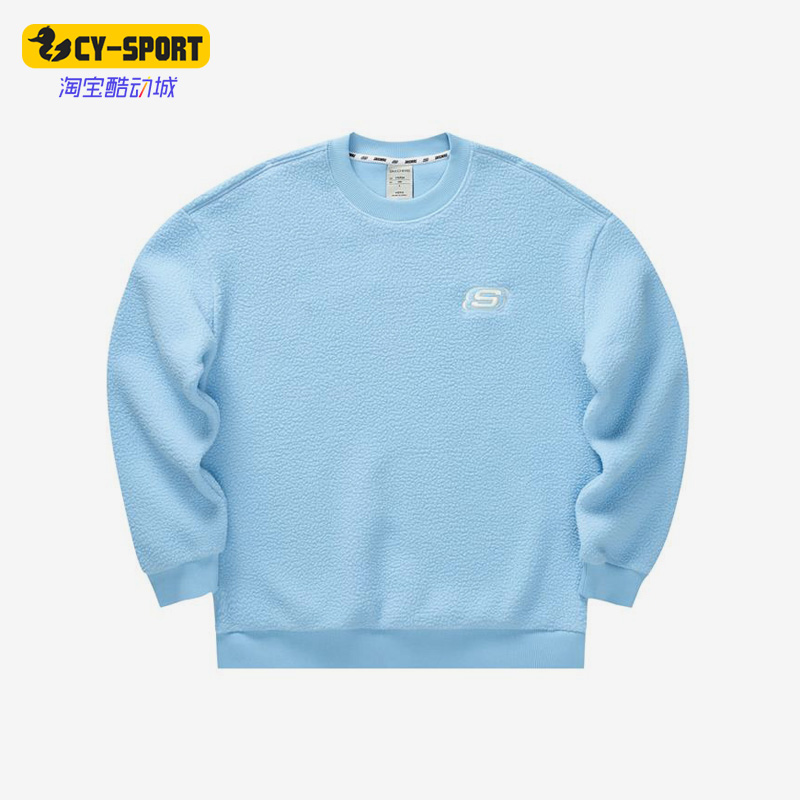 Skechers/斯凯奇正品秋季男女运动休闲简约舒适套头卫衣 L322U091