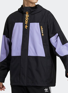 Adidas/阿迪达斯正品三叶草春季男子连帽时尚运动茄克外套H07078