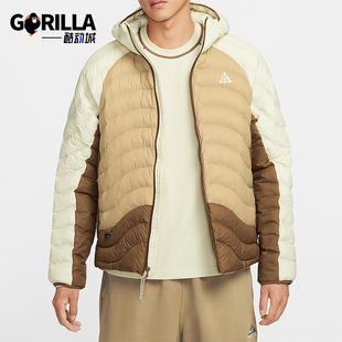 运动拼接保暖连帽棉服HJ3736 Nike FIT男士 Therma 229 耐克正品