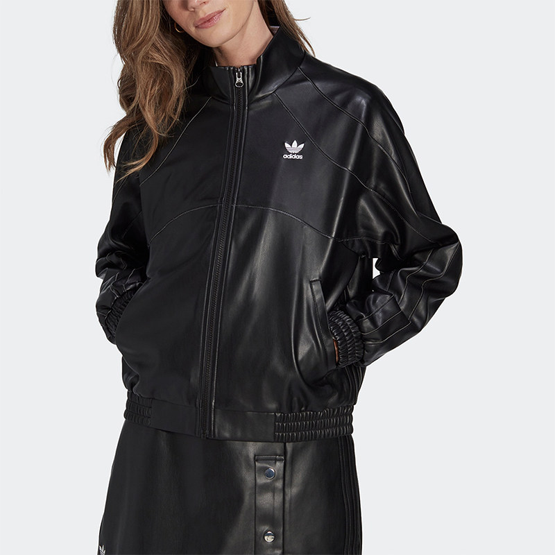 Adidas/阿迪达斯女士皮衣夹克