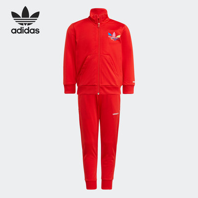 Adidas/阿迪达斯正品三叶草小童经典时尚休闲运动套装 H31180