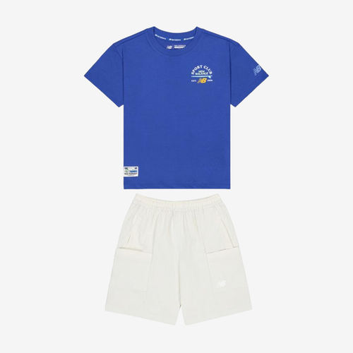 New Balance新百伦正品儿童速干松紧腰休闲运动短裤2SE22073-BL