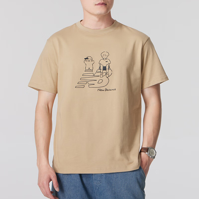 New Balance/NB正品夏季新款男女运动休闲短袖T恤AMT42337-INC