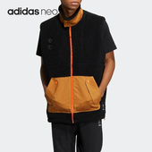 新亚洲码 HZ2434 运动棉马甲清仓特价 阿迪达斯男子正品