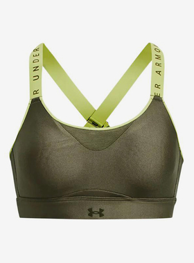 UA/安德玛正品新款女士复古透气训练亲肤轻盈运动内衣1351994-390