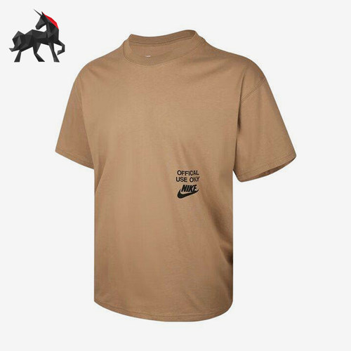 Nike/耐克正品夏季男士落肩字母印花logo宽松短袖T恤HJ0775-297