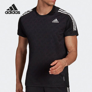 Adidas/阿迪达斯正品年夏季新款男子休闲运动透气短袖 H36450